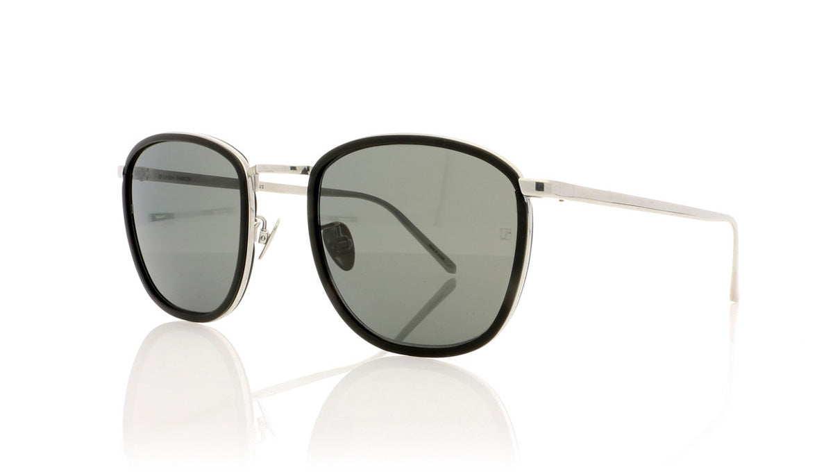 Linda Farrow LFL492 C2 Black Alu Sunglasses - Angle