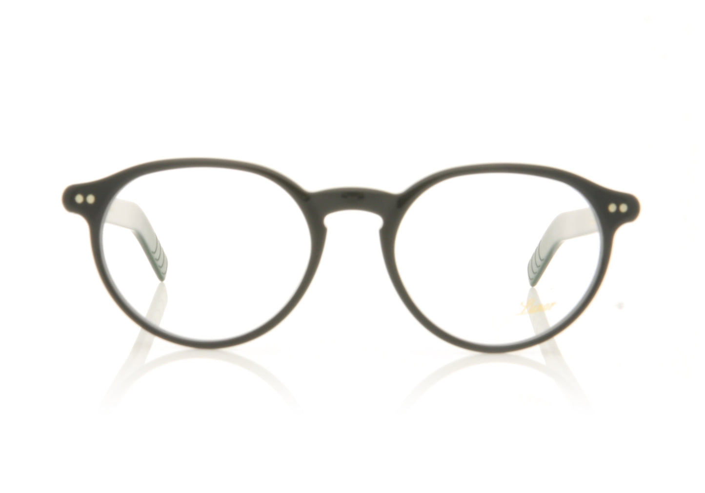 Lunor LU249 1 Black Glasses - Front