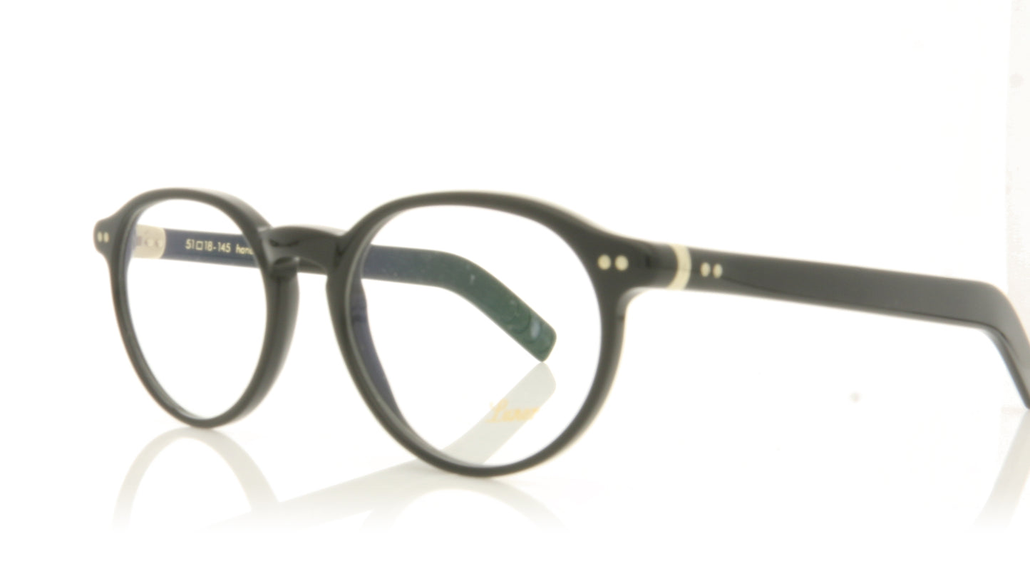 Lunor LU249 1 Black Glasses - Angle