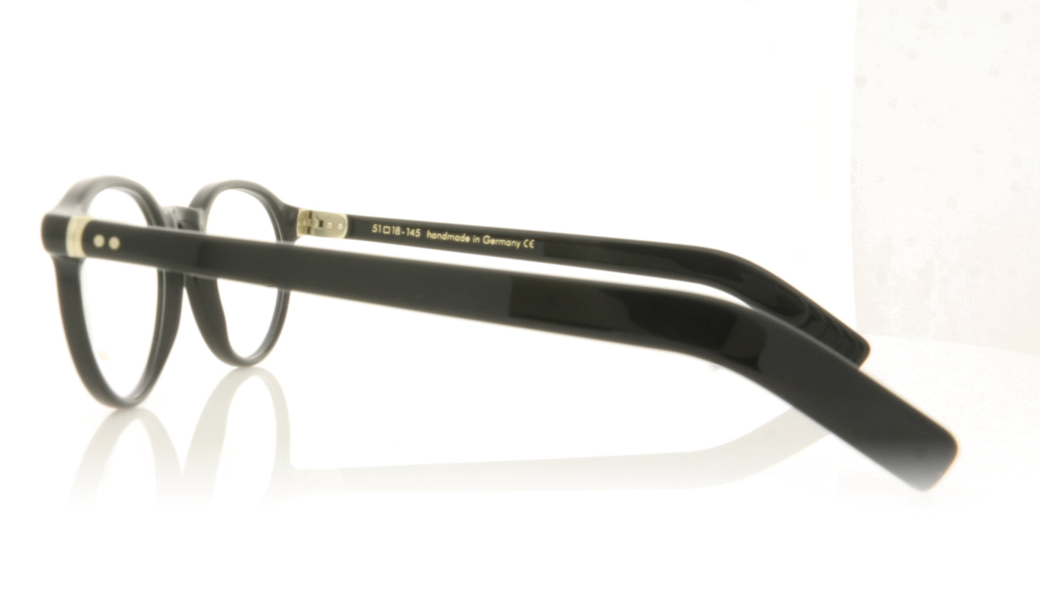 Lunor LU249 1 Black Glasses - Side