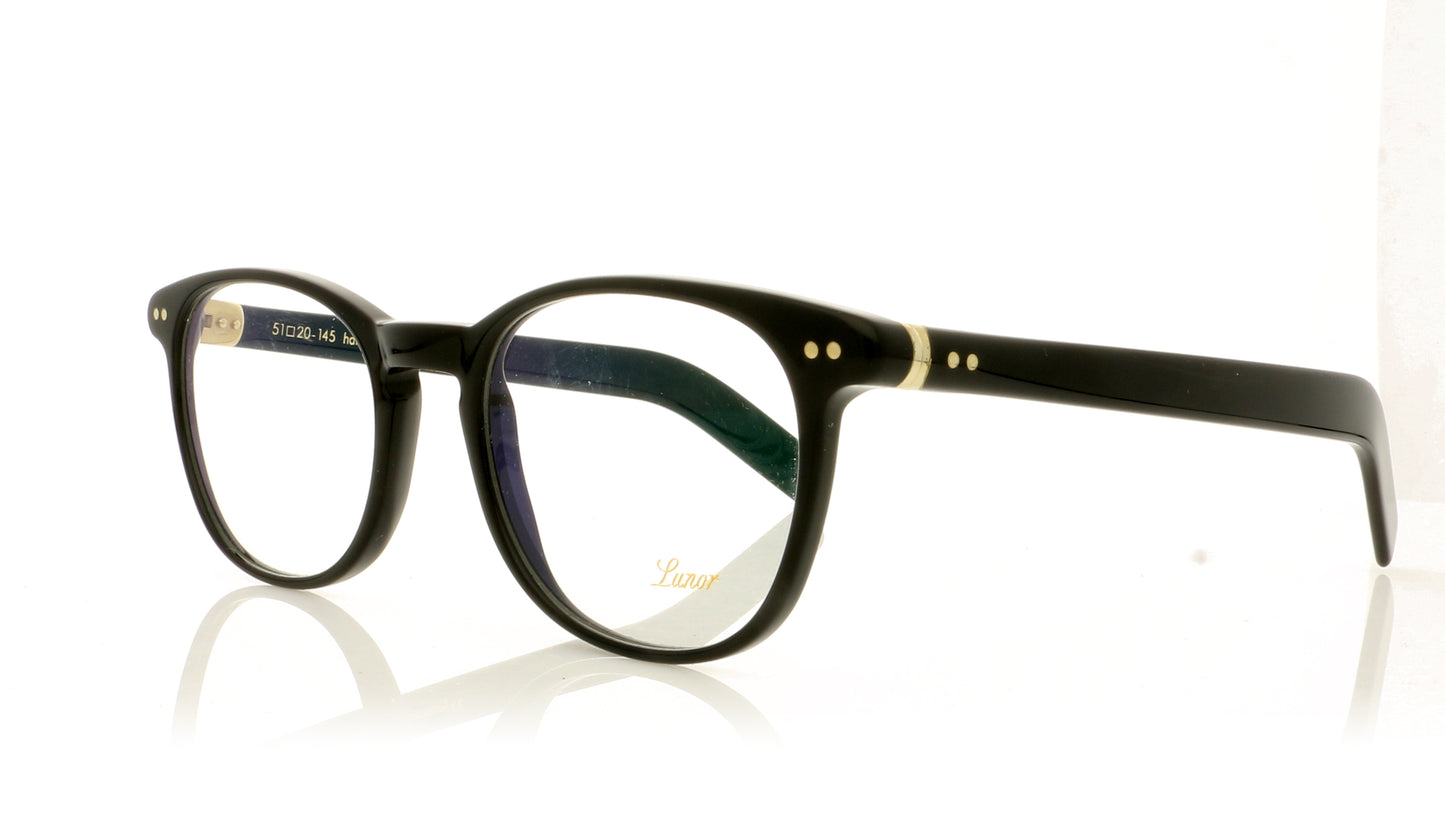 Lunor LU 251 1 Black Glasses - Angle