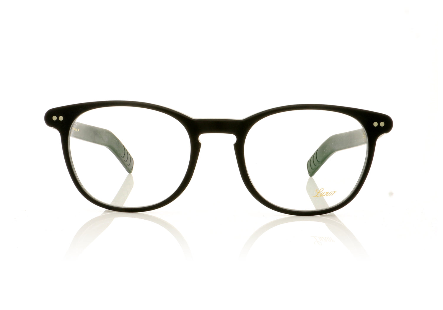 Lunor LU251 A6 Model 251 01M Black Glasses - Front
