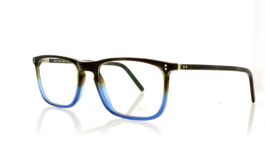 Lunor LU316 A9 Model 326 33 Blue Glasses - Angle