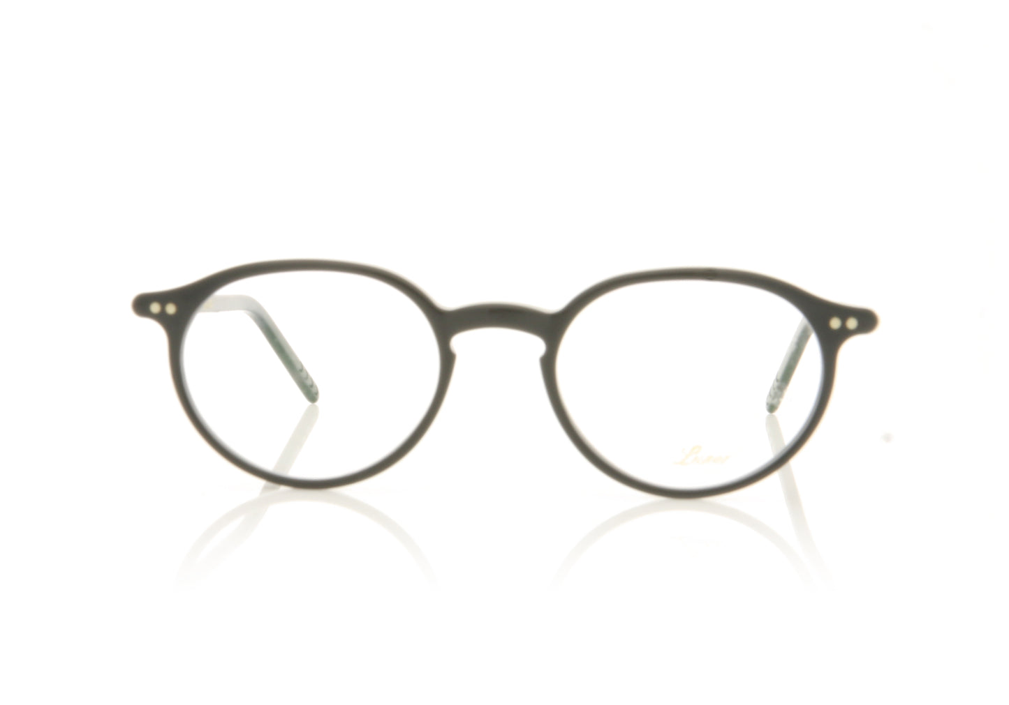 Lunor LU215 1 Black Glasses - Front