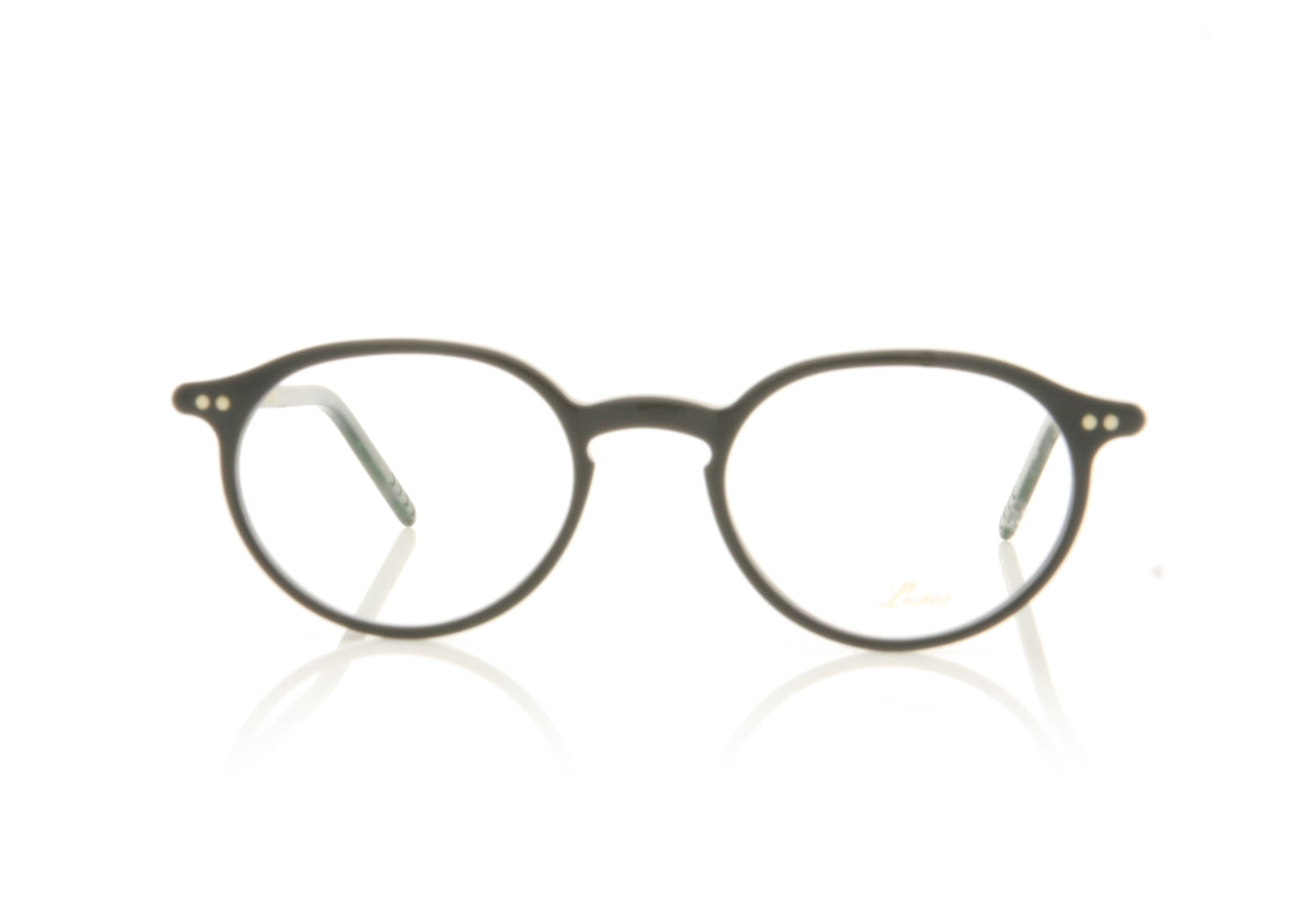 Lunor LU215 1 Black Glasses - Front