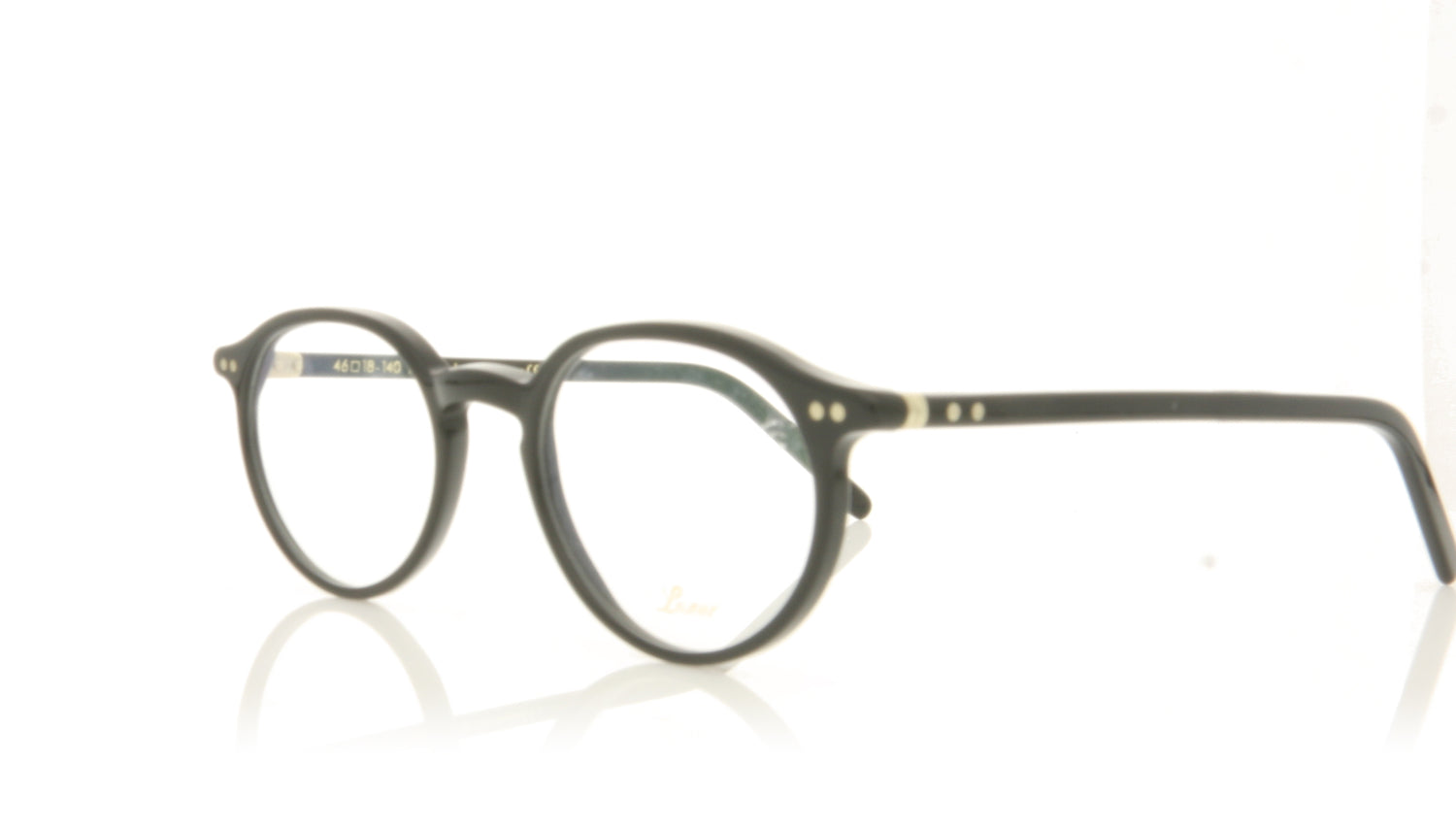 Lunor LU215 1 Black Glasses - Angle