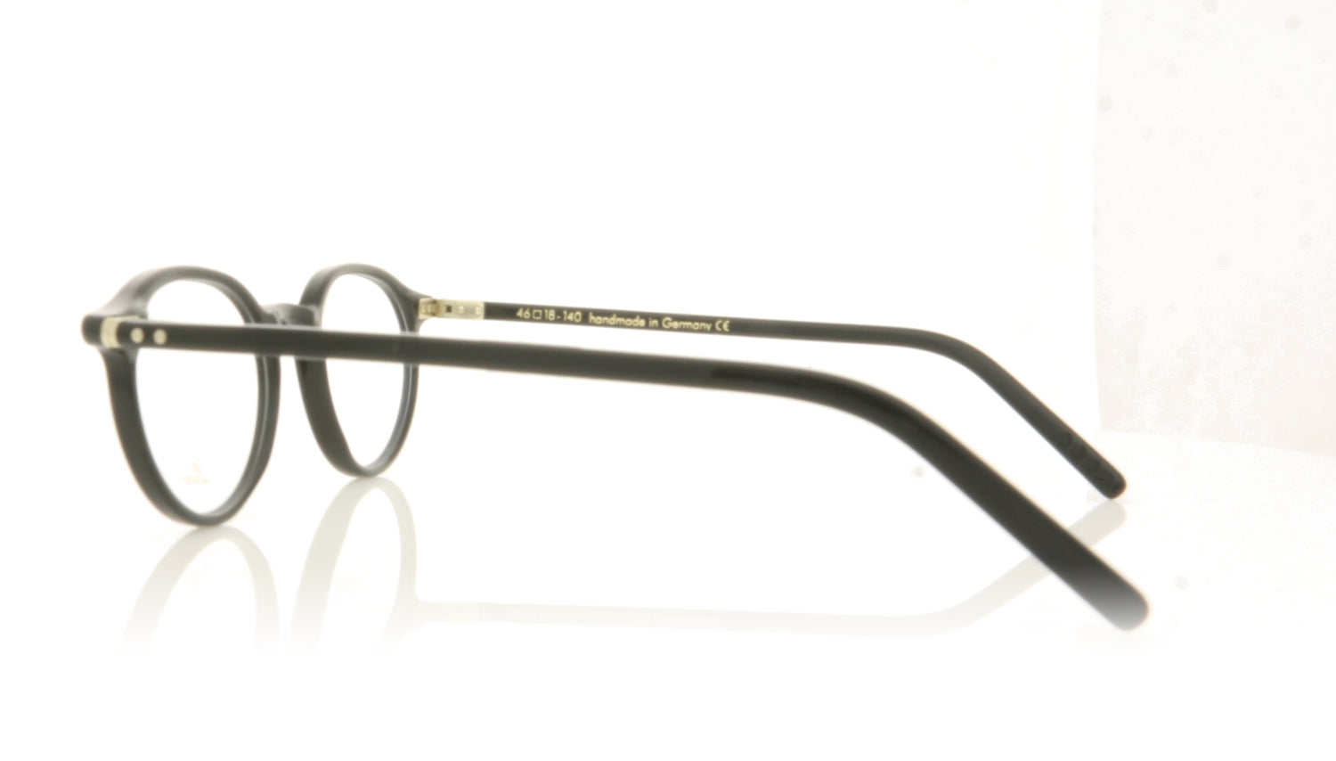 Lunor LU215 1 Black Glasses - Side