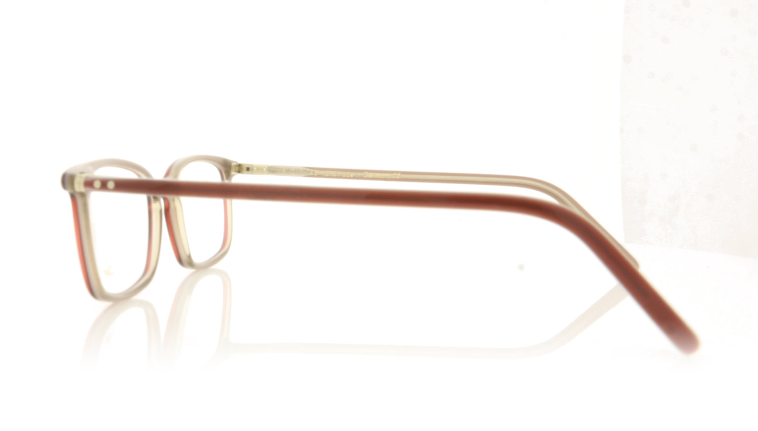 Lunor LU232 6 Burgundy Glasses - Side