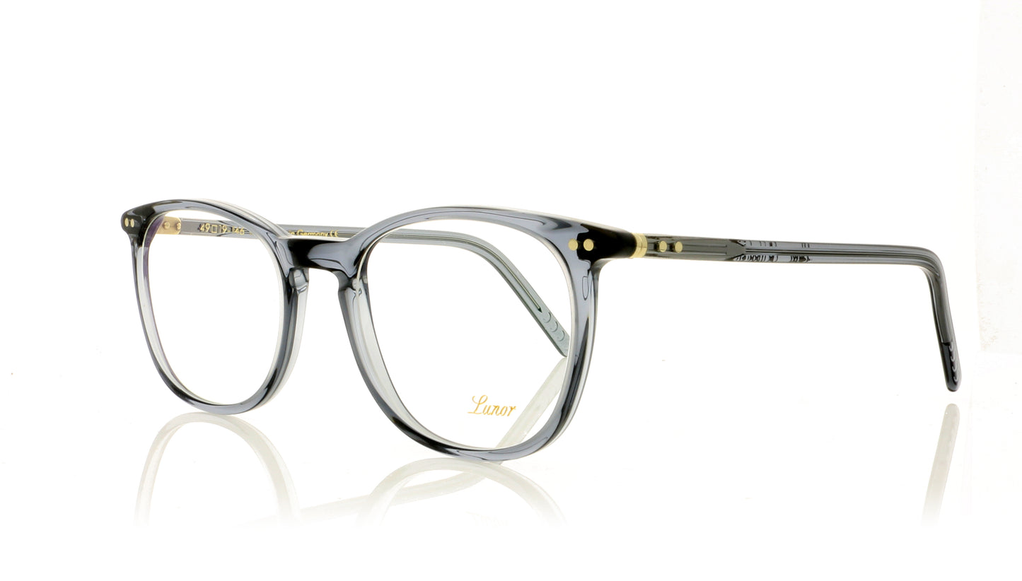 Lunor LU234 41 Crystal Blue Glasses - Angle