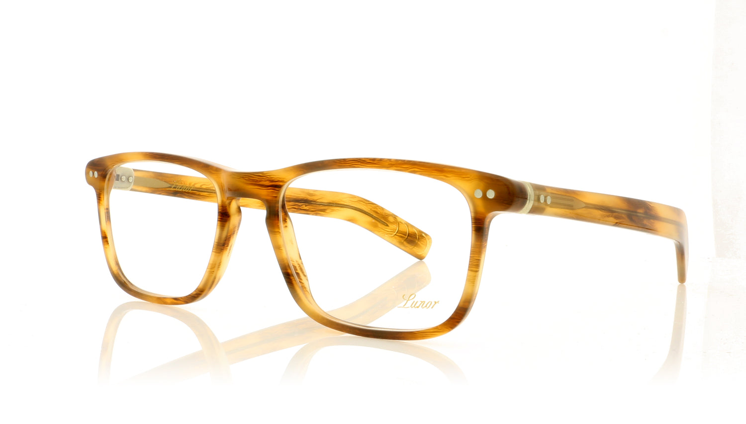 Lunor LU250 3 Havana Glasses - Angle