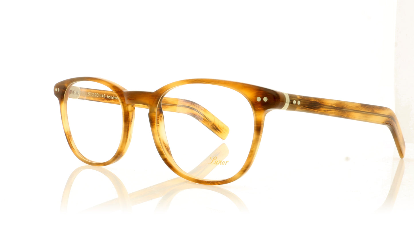 Lunor LU251 3 Havana Glasses - Angle