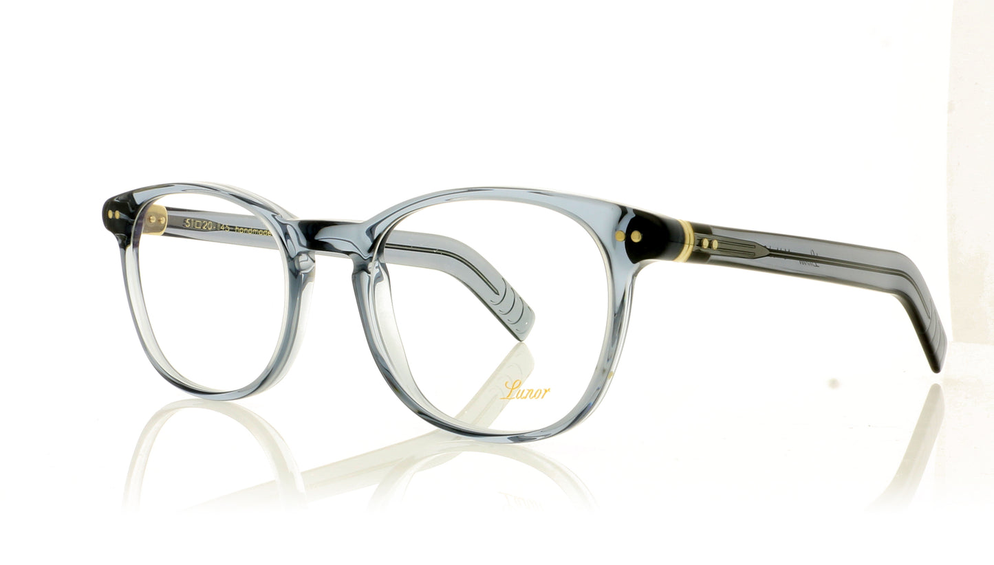 Lunor LU251 41 Grey Glasses - Angle