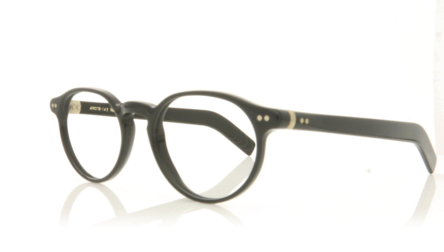 Lunor LU252 1 Black Glasses - Angle