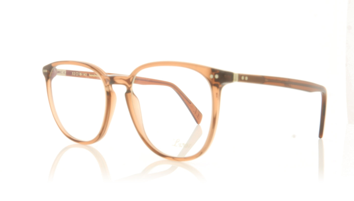 Lunor LU452 31 Vintage Brown Glasses - Angle