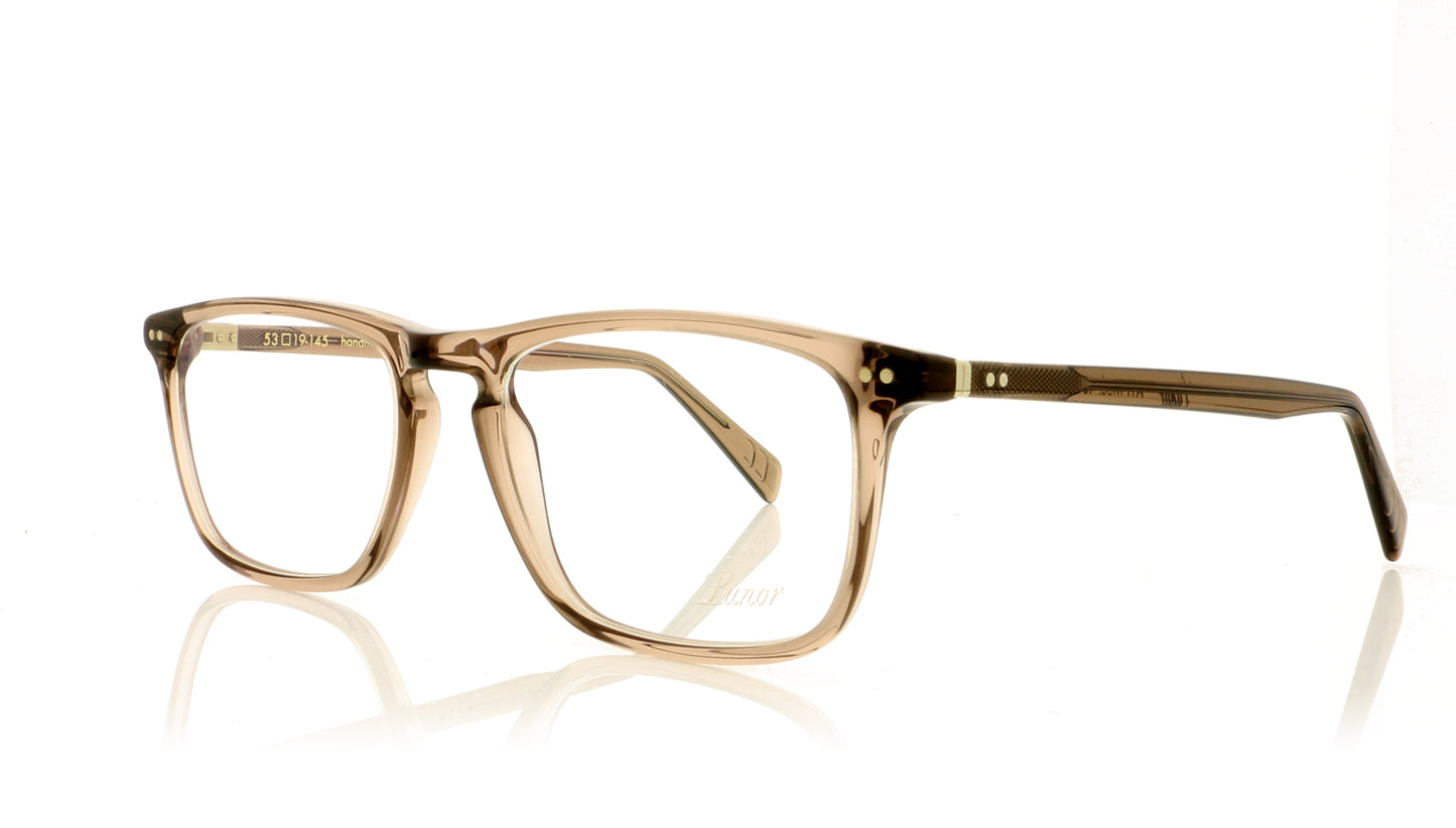 Lunor LU453 30 Crystal Grey Glasses - Angle