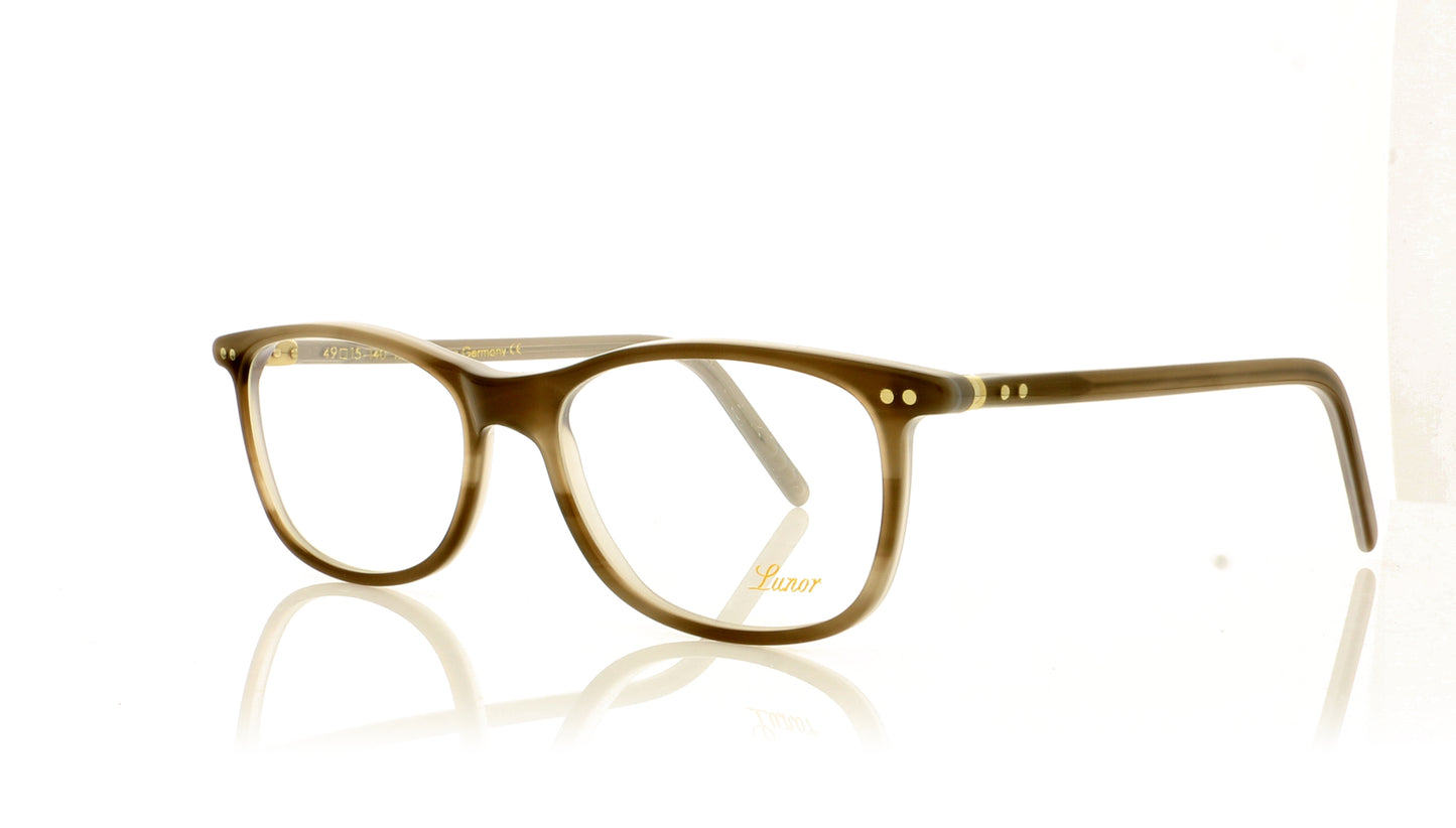 Lunor LU600 36 Grey Glasses - Angle