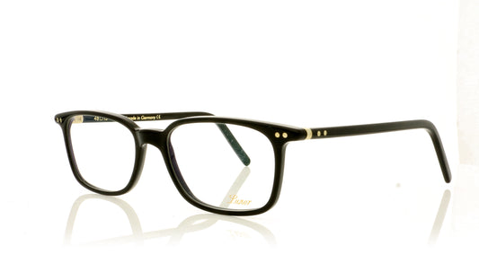 Lunor LU601 1 Black Glasses - Angle