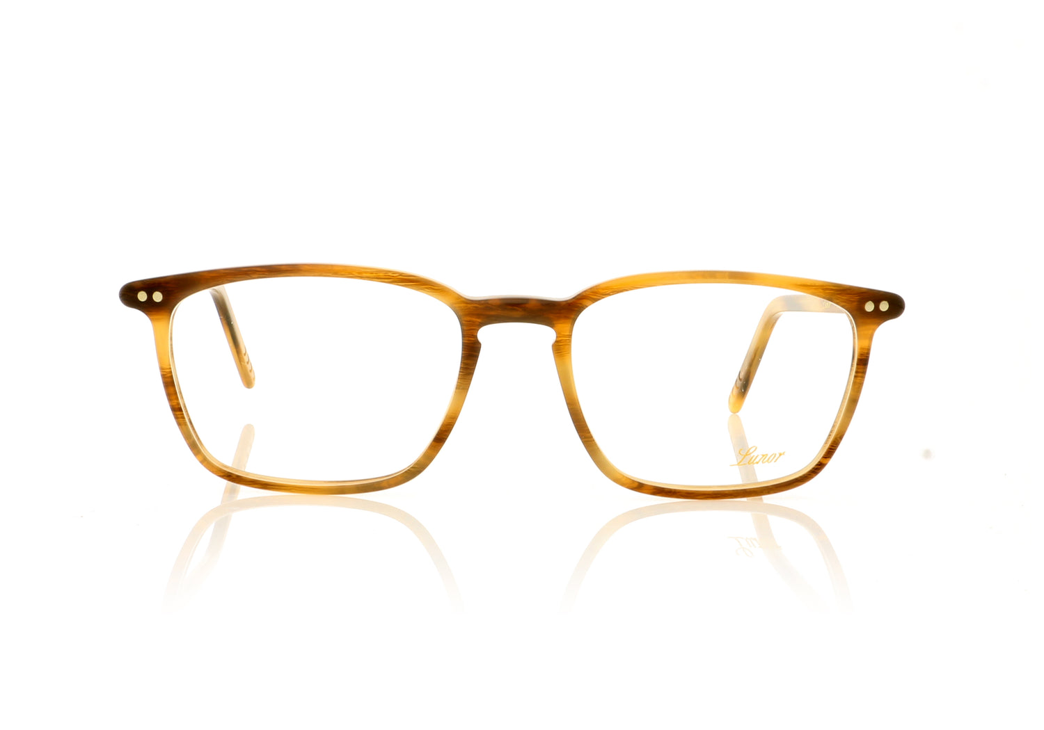 Lunor LU605 3 Havana Glasses - Front