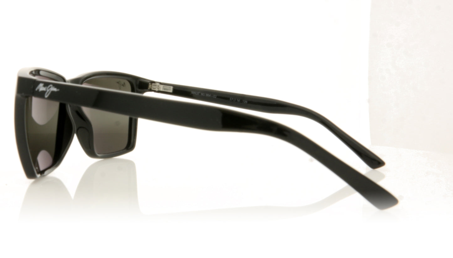 Maui Jim MJ864 Cruzem 2 Black Gloss Sunglasses - Side