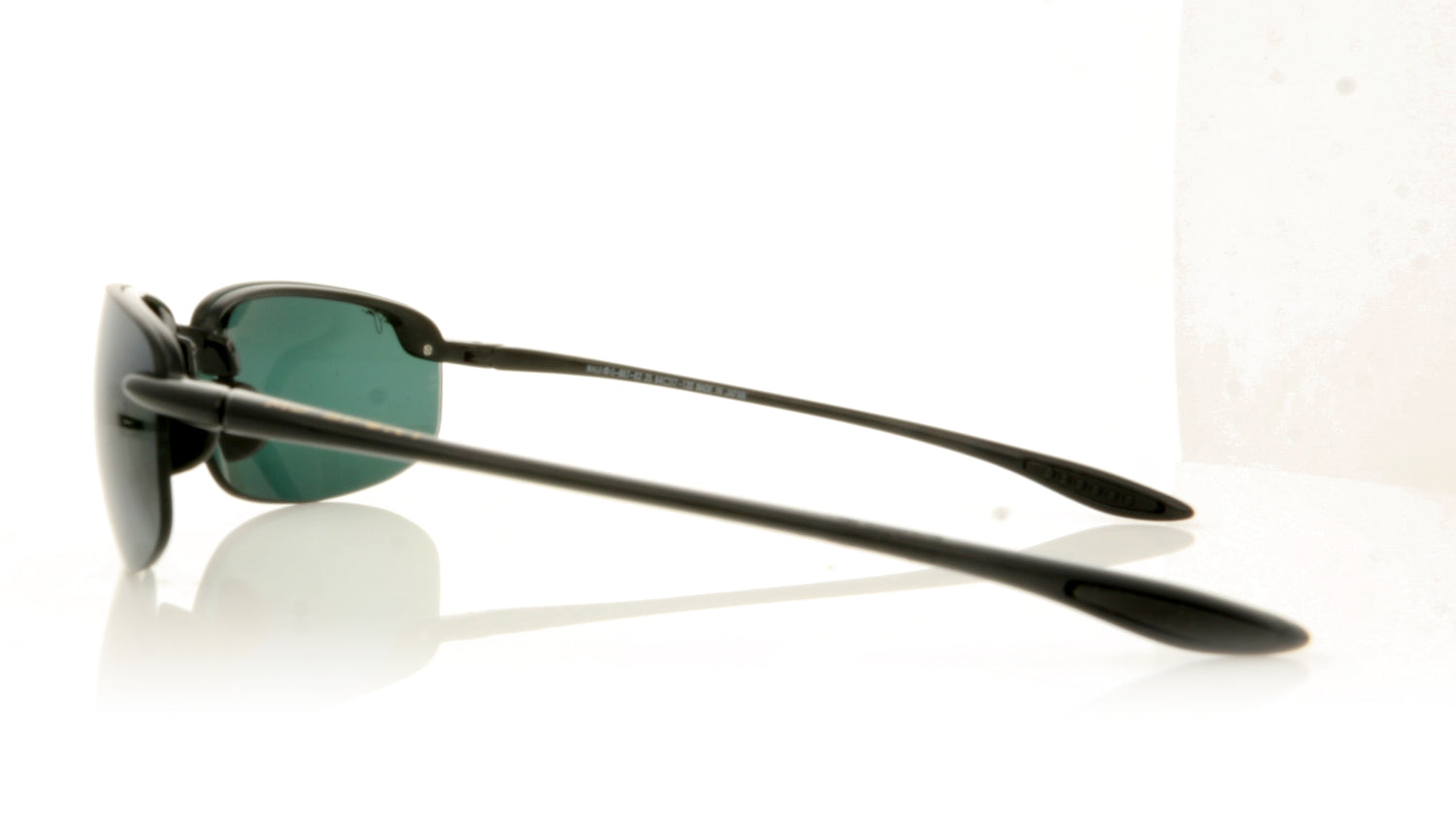 Maui Jim Maui Readers 807 +2.50 25 Black Gloss Sunglasses - Side