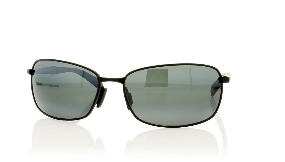 Maui Jim MJ240 2M Mj Matte Black Sunglasses - Angle
