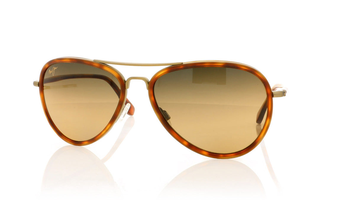 Maui Jim MJ260 16C Mj Antique Gold Sunglasses - Angle