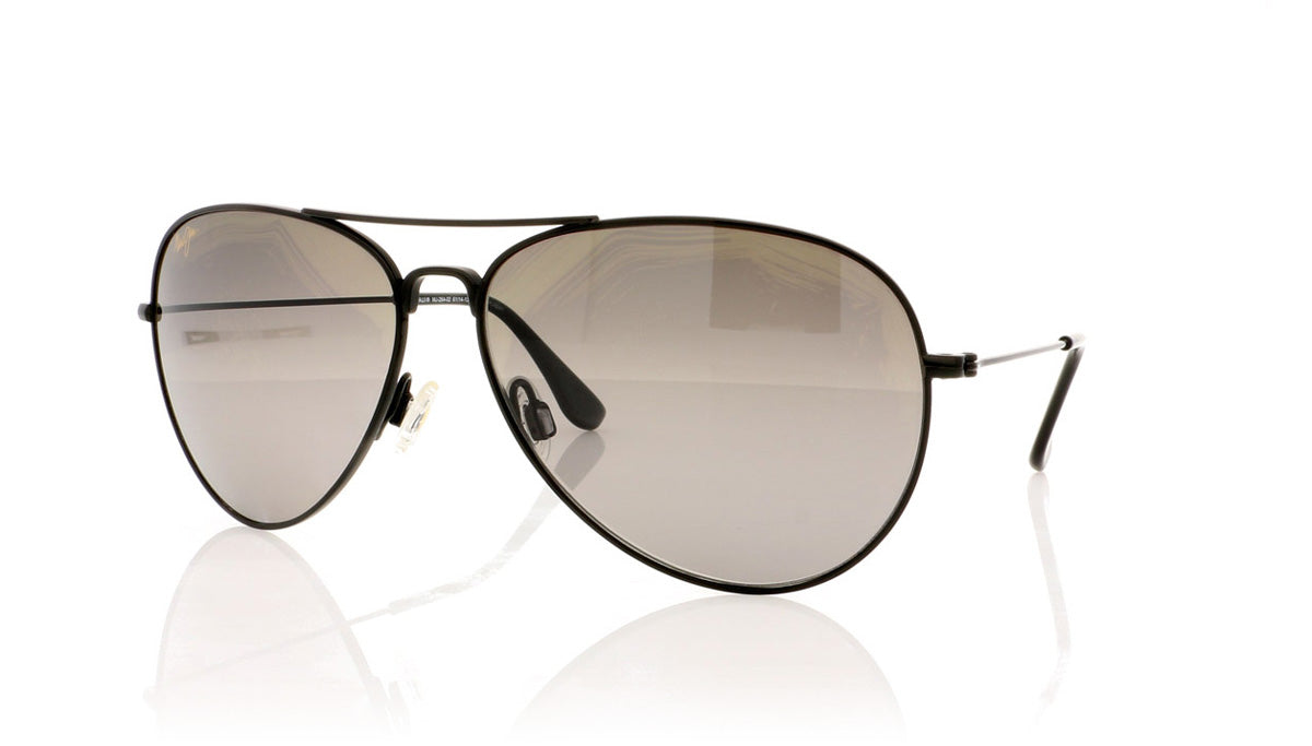 Maui Jim MJ264 2 Mj Gloss Black Sunglasses - Angle
