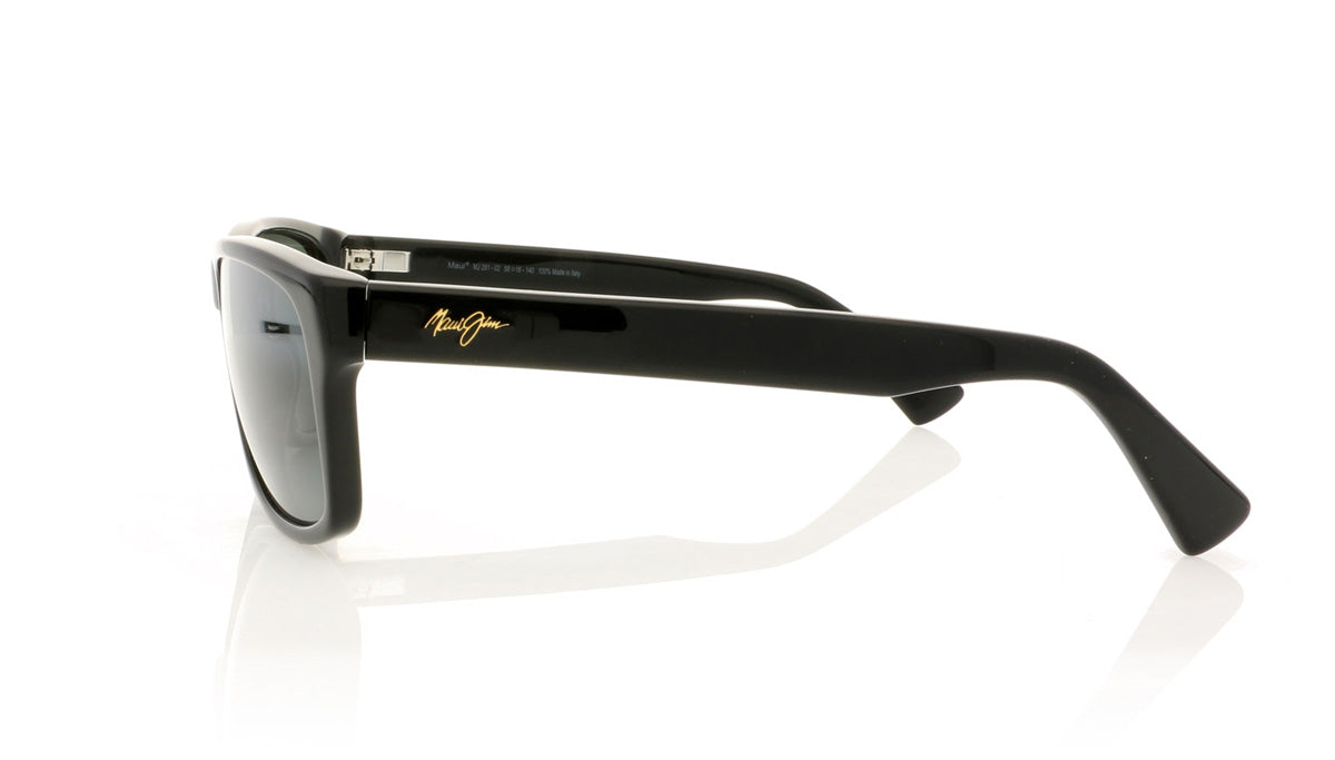 Maui Jim MJ291 2 Mj Gloss Black Sunglasses - Side