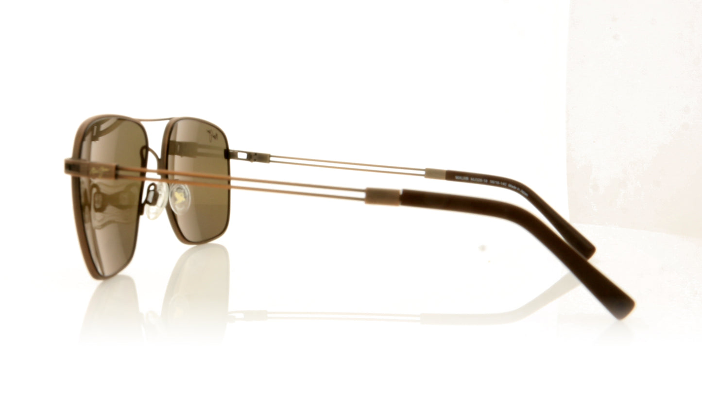 Maui Jim MJ328 Haleiwa 18 Brown Sunglasses - Side