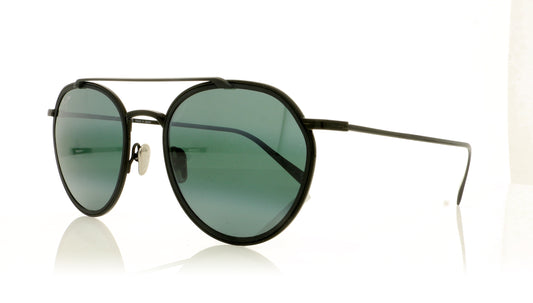 Maui Jim Bowline MJ557 17M Black Gloss Sunglasses - Angle