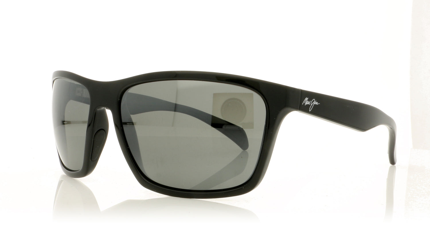 Maui Jim Makoa MJ804 2 Gloss Black Sunglasses - Angle