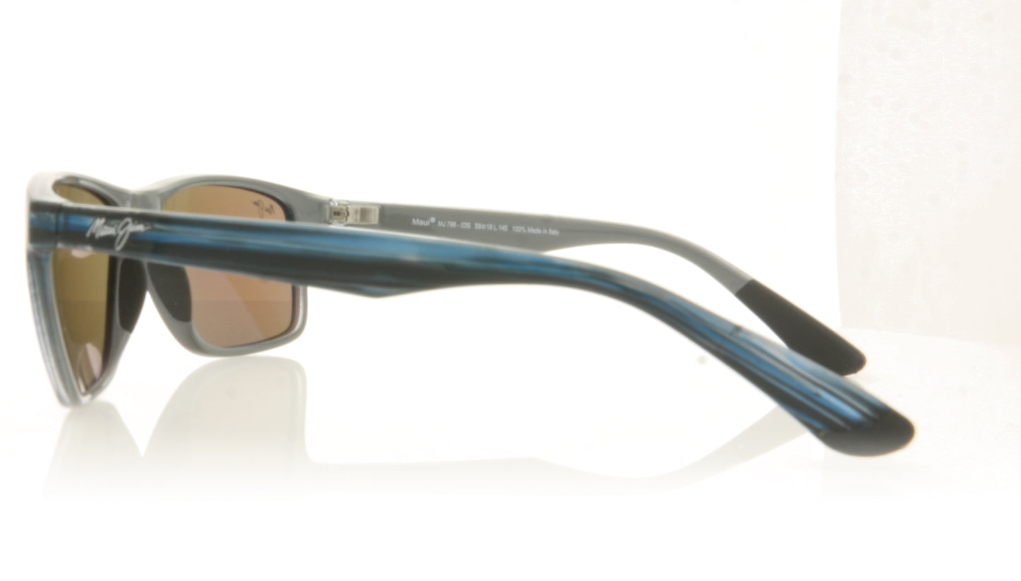 Maui Jim MJ 798 Onshore 03S Blue Sunglasses - Side