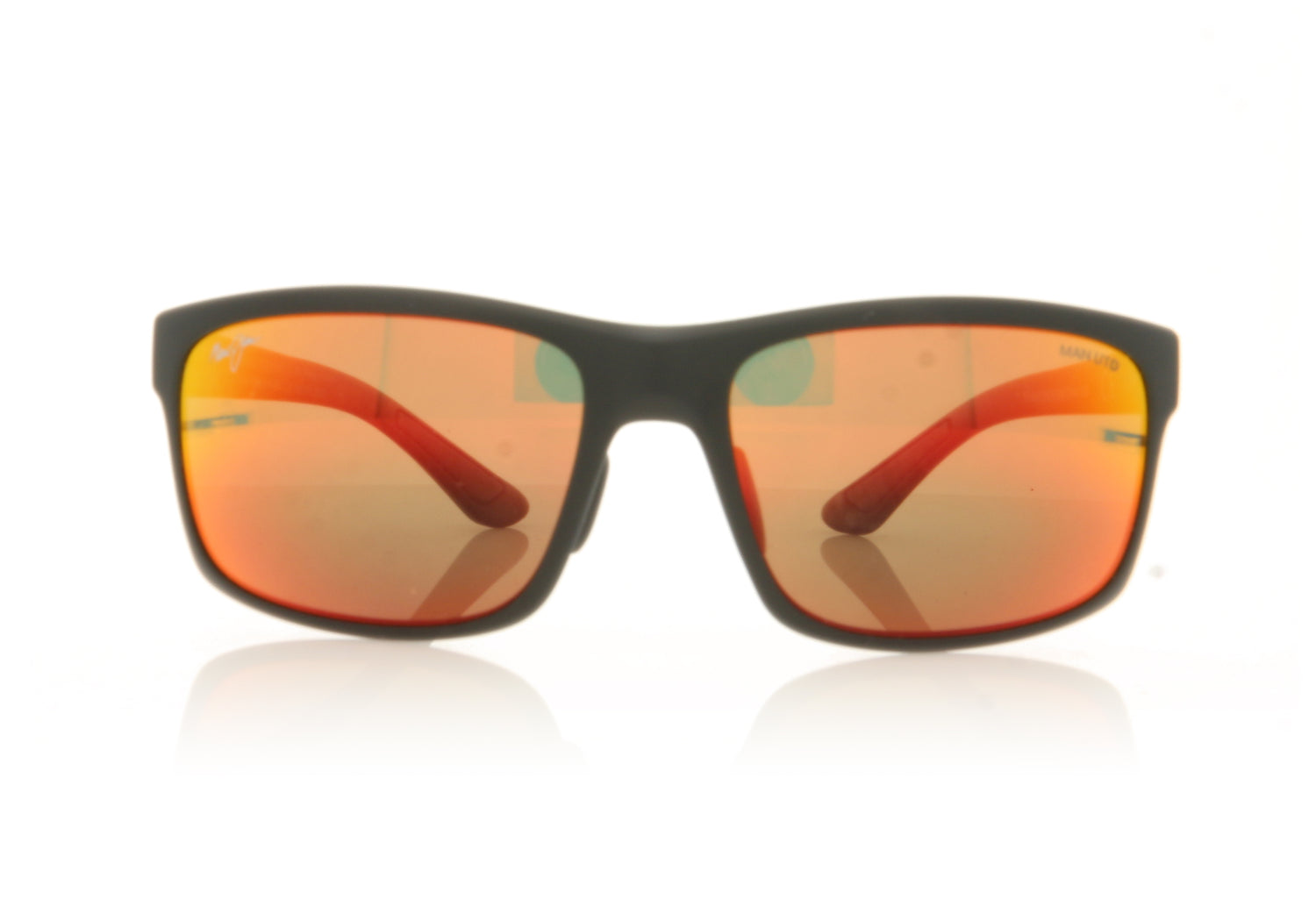 Maui Jim MJ439 Pokowai 35UTD Matte Black Sunglasses - Front