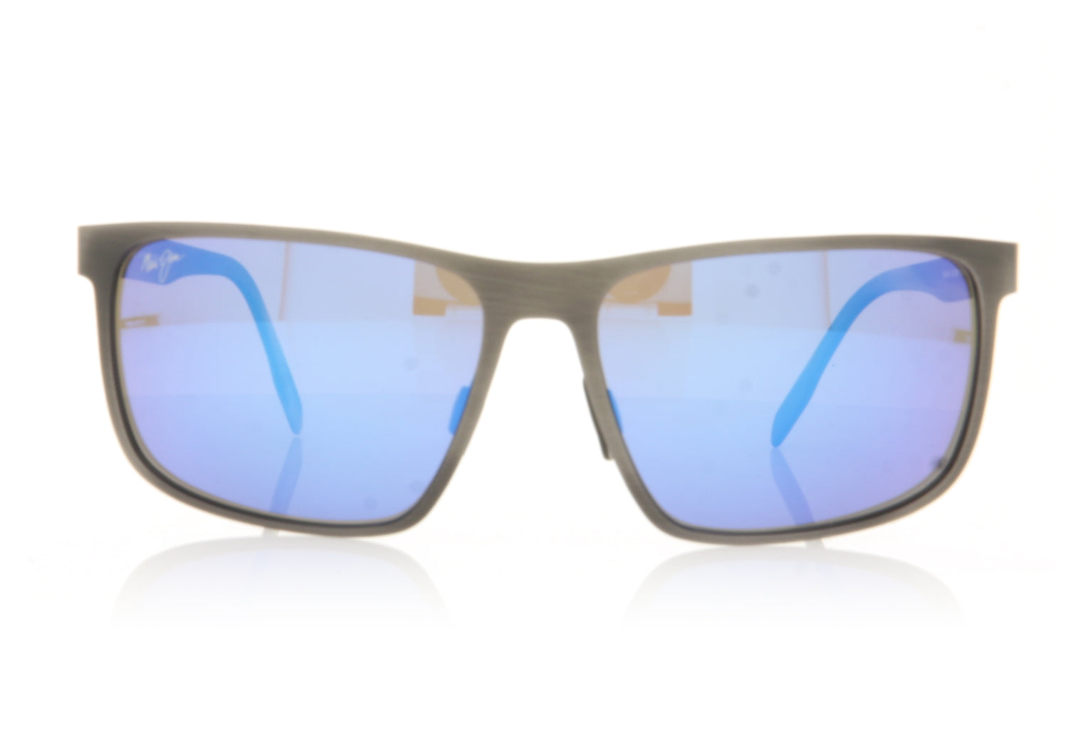Maui Jim MJ846 Wana 02C Brushed Dark Gunmetal Sunglasses - Front