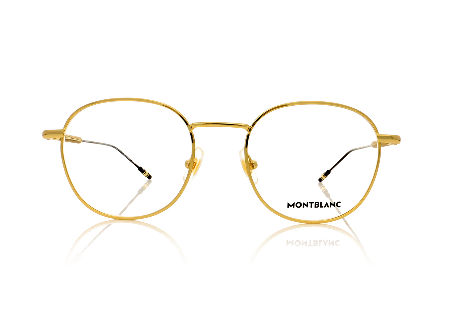 Mont Blanc MB0048O 2 Gold Glasses - Front