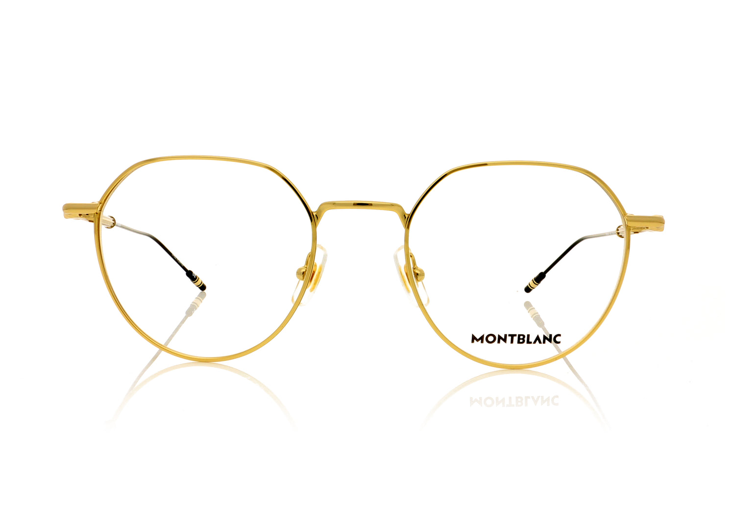 Mont Blanc MB0060O 2 Gold Glasses - Front