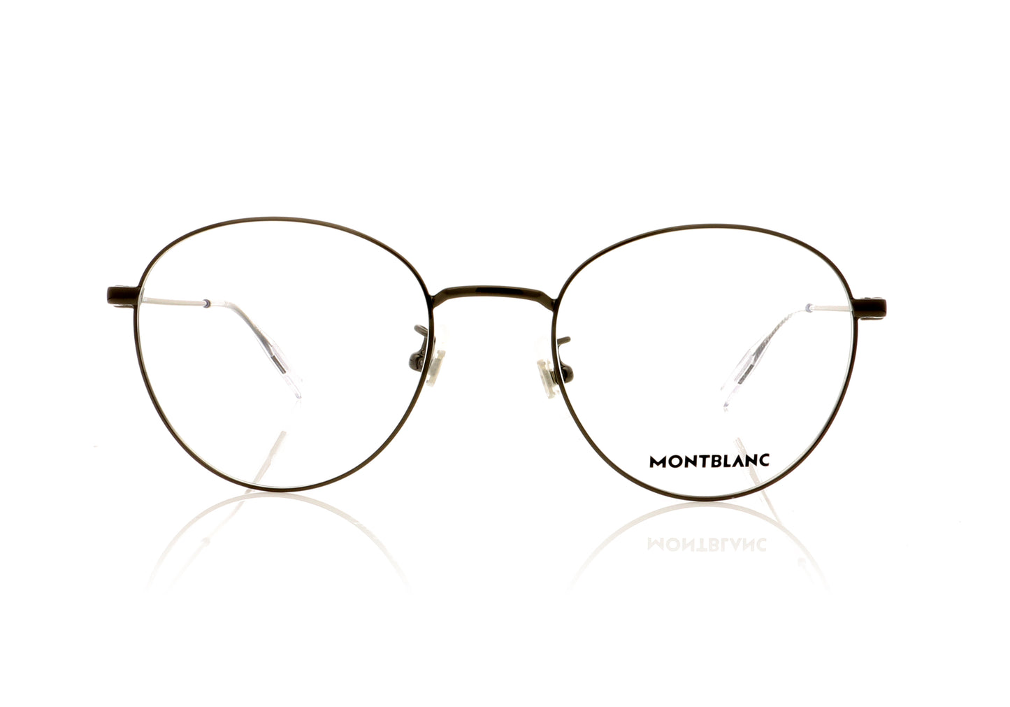 Mont Blanc MB0085OK 1 Ruthenium Glasses - Front
