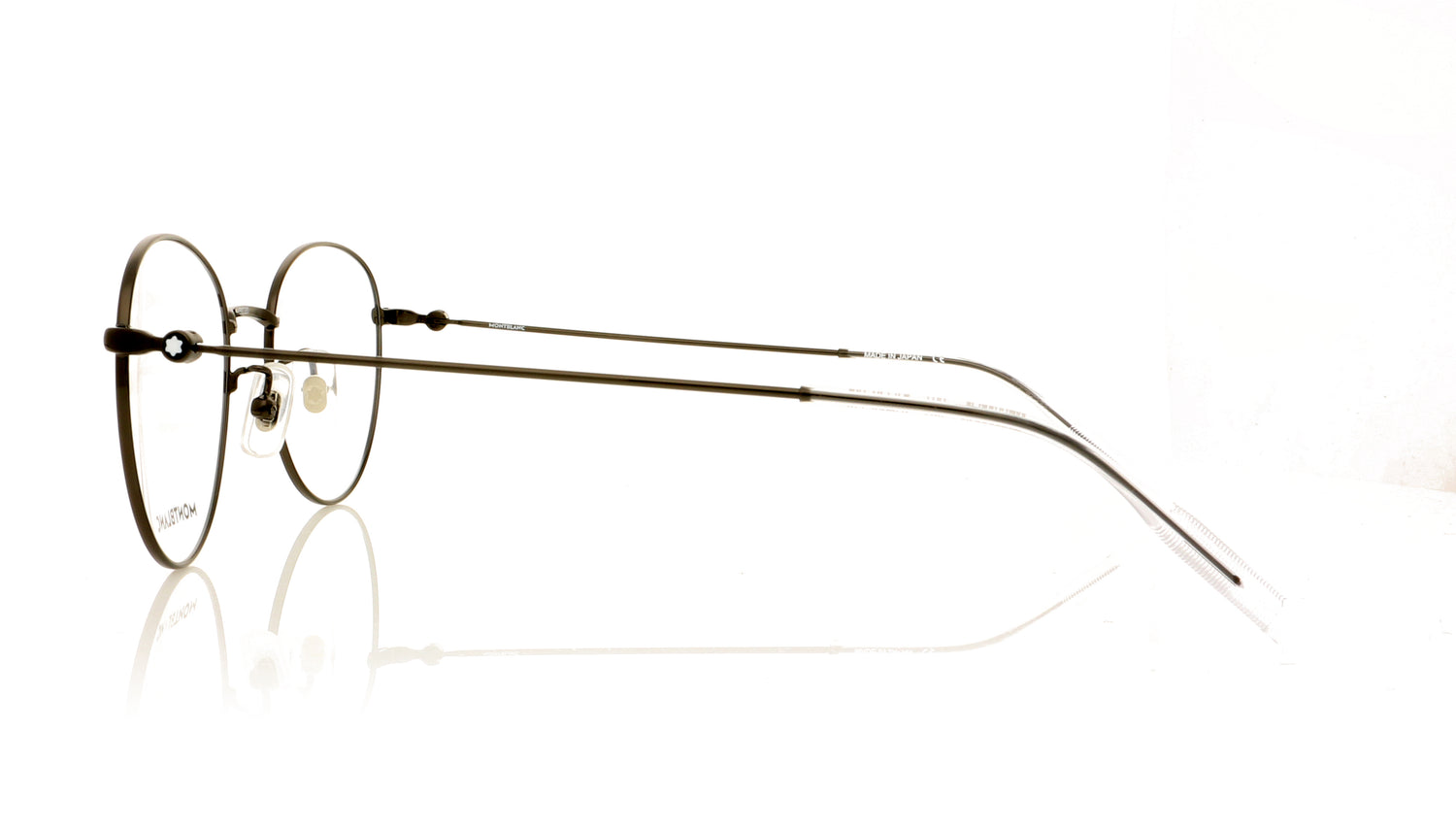 Mont Blanc MB0085OK 1 Ruthenium Glasses - Side
