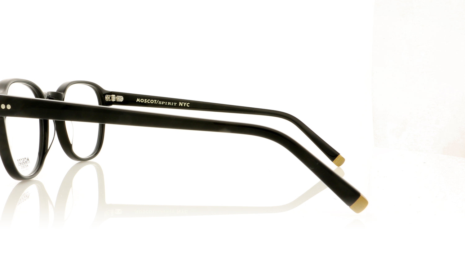 Moscot Arthur 0200-01 Black Glasses - Side