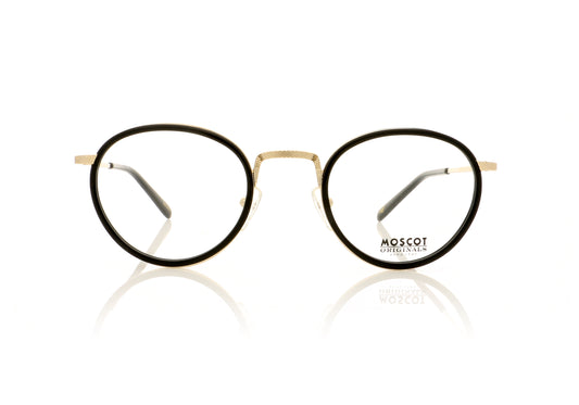 Moscot Bupkes 235 Black Glasses - Front