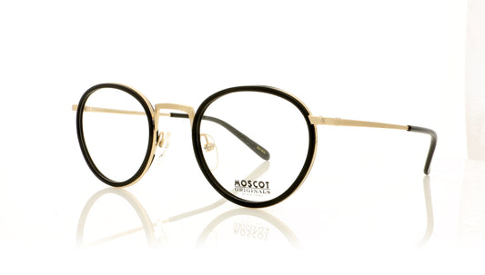 Moscot Bupkes 235 Black Glasses - Angle