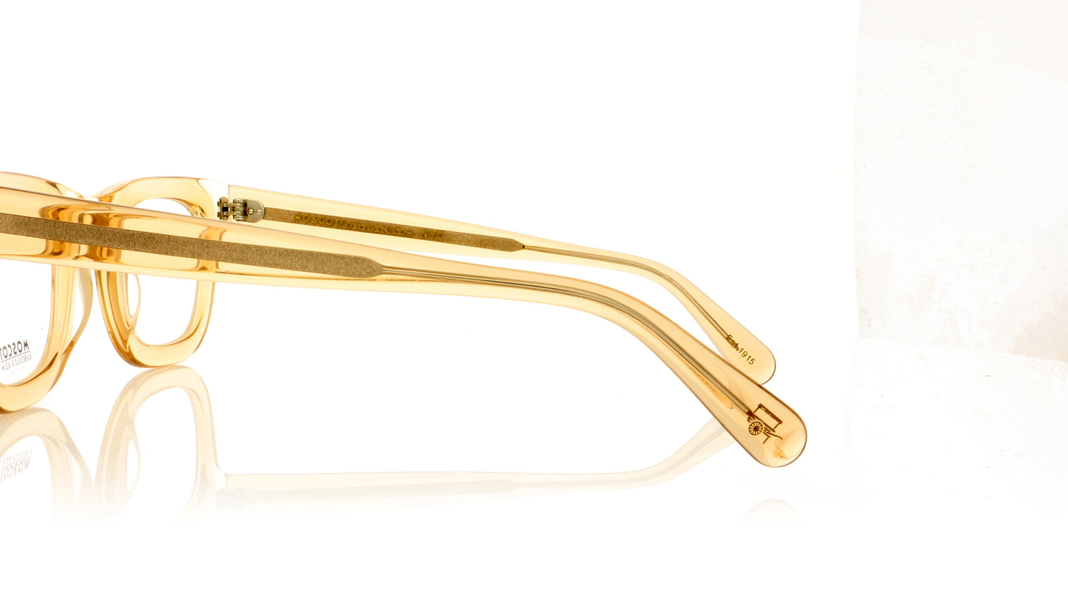 Moscot Fritz 0442-01 Cinnamon Glasses - Side