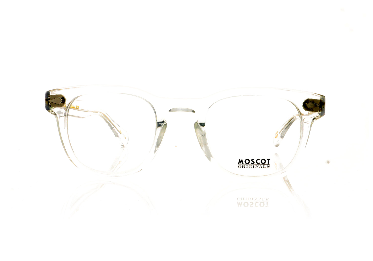Moscot Gelt CRY Crystal Glasses - Front