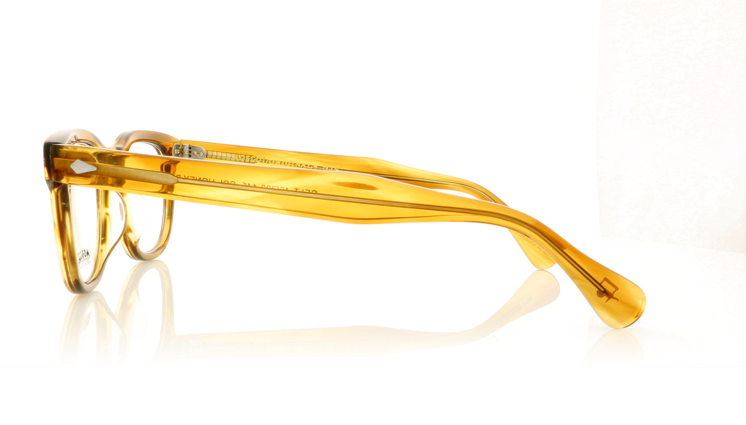 Moscot Gelt HB Honey Blonde Glasses - Side