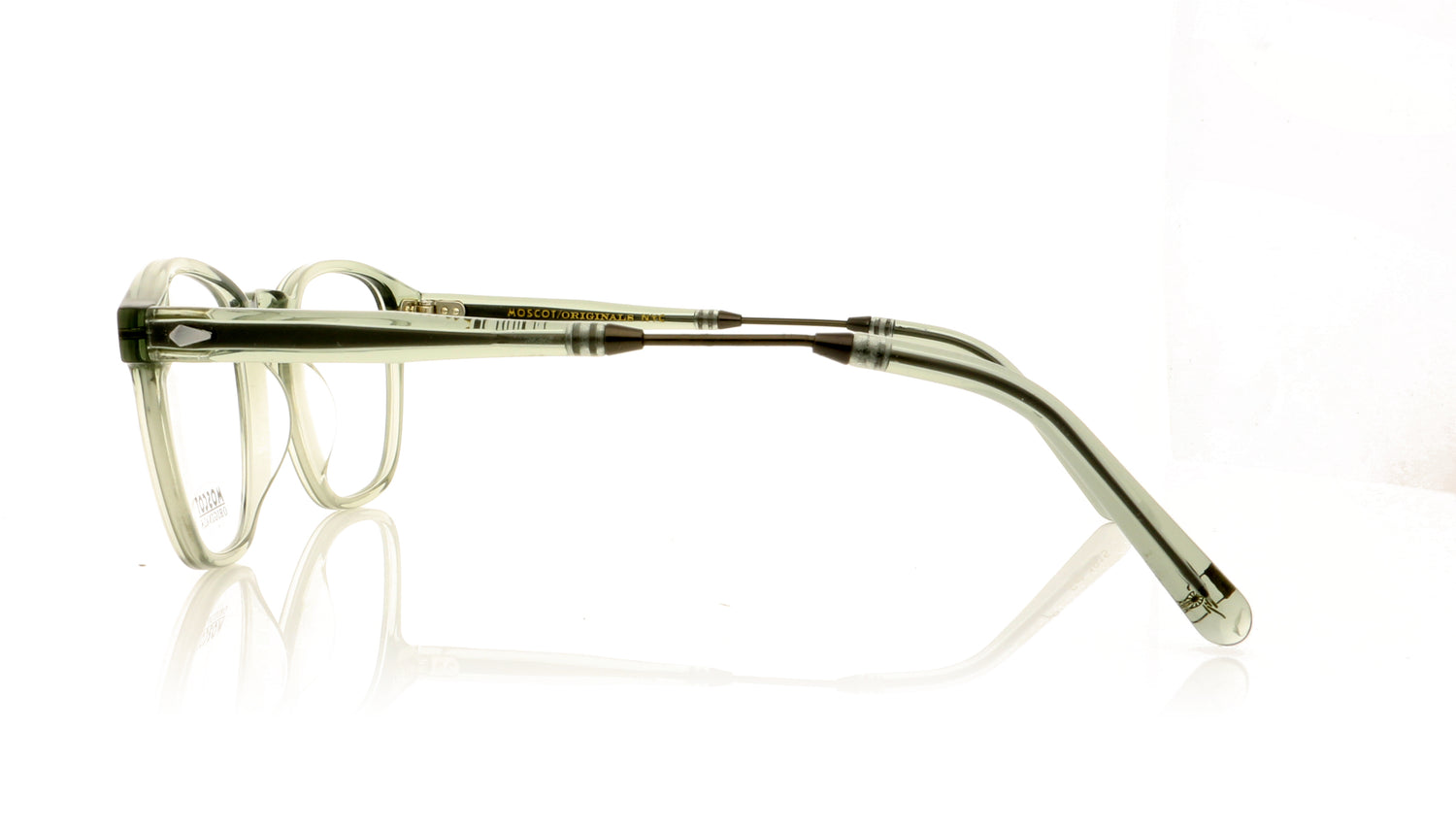 Moscot Genug 1909-01 Sage Glasses - Side