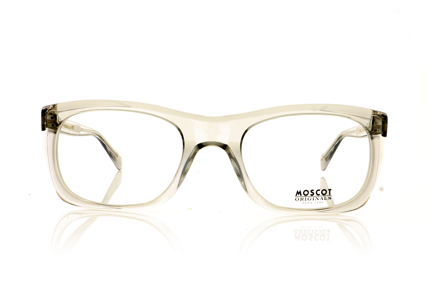 Moscot Kelev 1202 Light Grey Glasses - Front