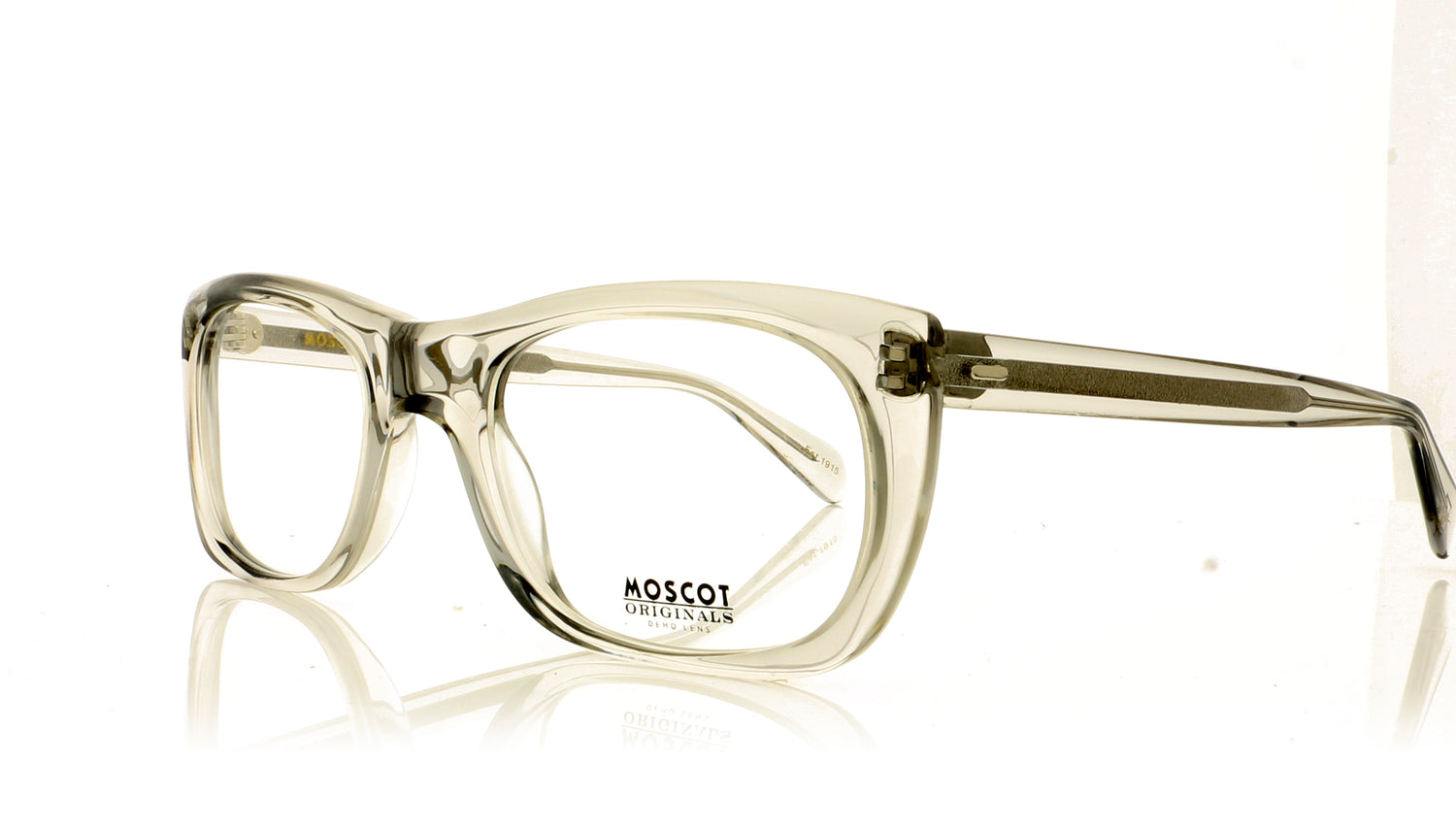 Moscot Kelev 1202 Light Grey Glasses - Angle