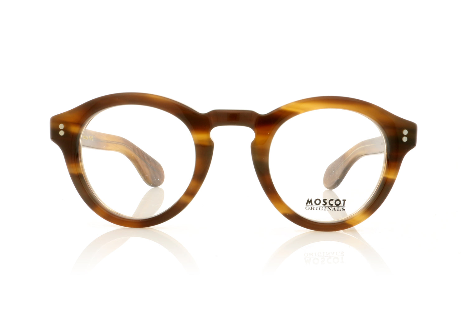 Moscot Keppe 0401-01 Dark Blonde Glasses - Front