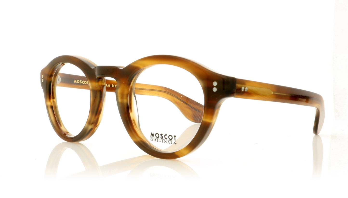 Moscot Keppe 0401-01 Dark Blonde Glasses - Angle