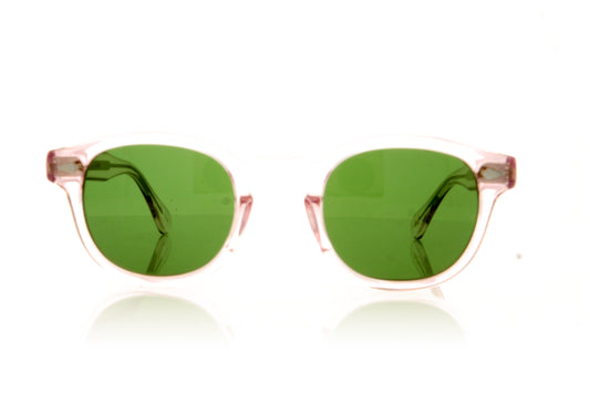 Moscot Lemtosh Sun Blush Green Blush Green Sunglasses - Front